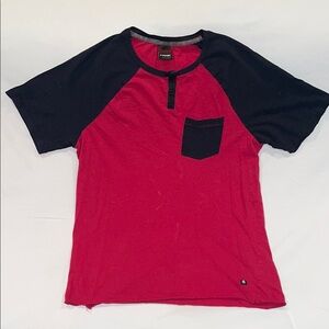Tony Hawk Red and Black Short Sleeve Tee
